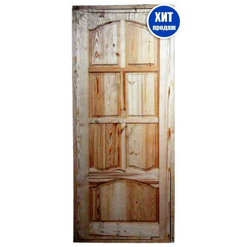 Дверь (массив сосны) ДФГ 0,8х2,1м (р-р полотна 0,7м)