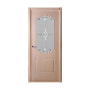 Дверь (Экошпон) Перфекта 20-7 серебристый клен остекленная фьюзинг