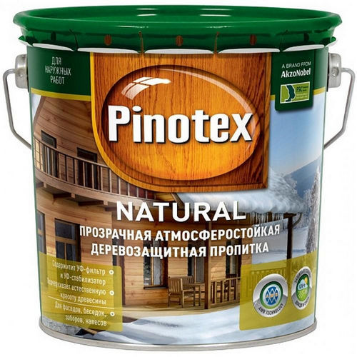 Антисептик Pinotex Natural бесцветный 2,7л