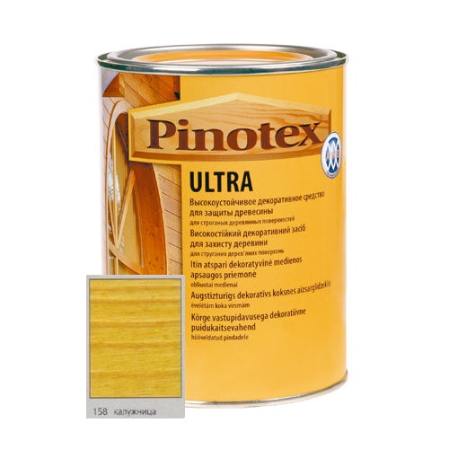 Антисептик Pinotex ULTRA с лаком калужница для наружных работ 10л