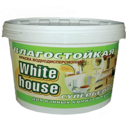 Краска ВД White house влагостойкая для кухонь и ванных  3,5кг