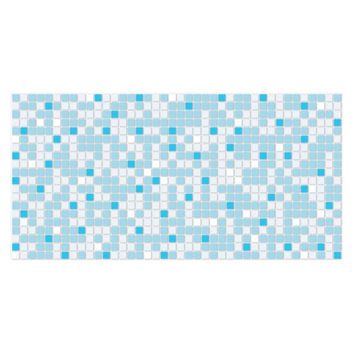 Панель ПВХ мозаика голубая, 955*480 мм