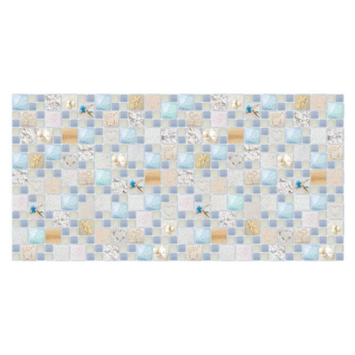 Панель ПВХ мозаика «Лагуна песчаная», 955*480 мм
